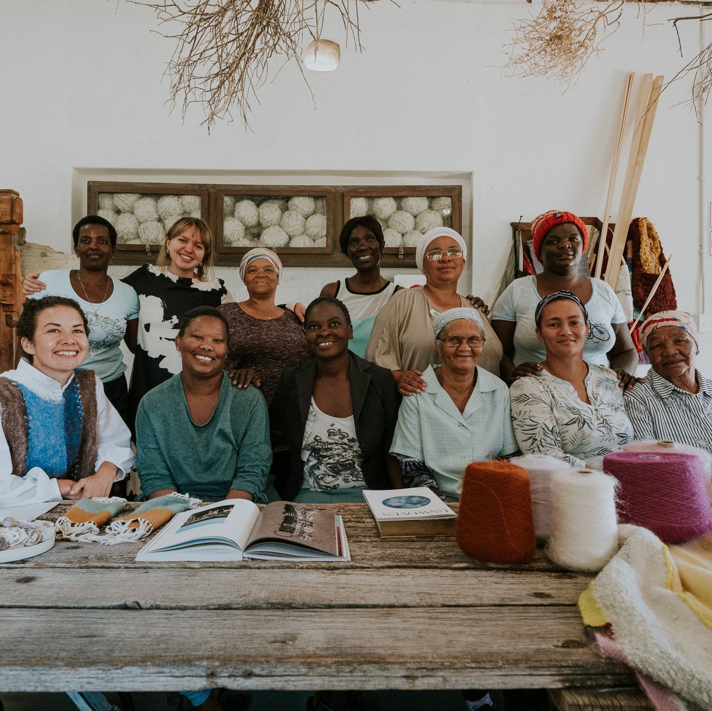 South Africa, Frances VH Mohair, Rug Weaving & Knitwear