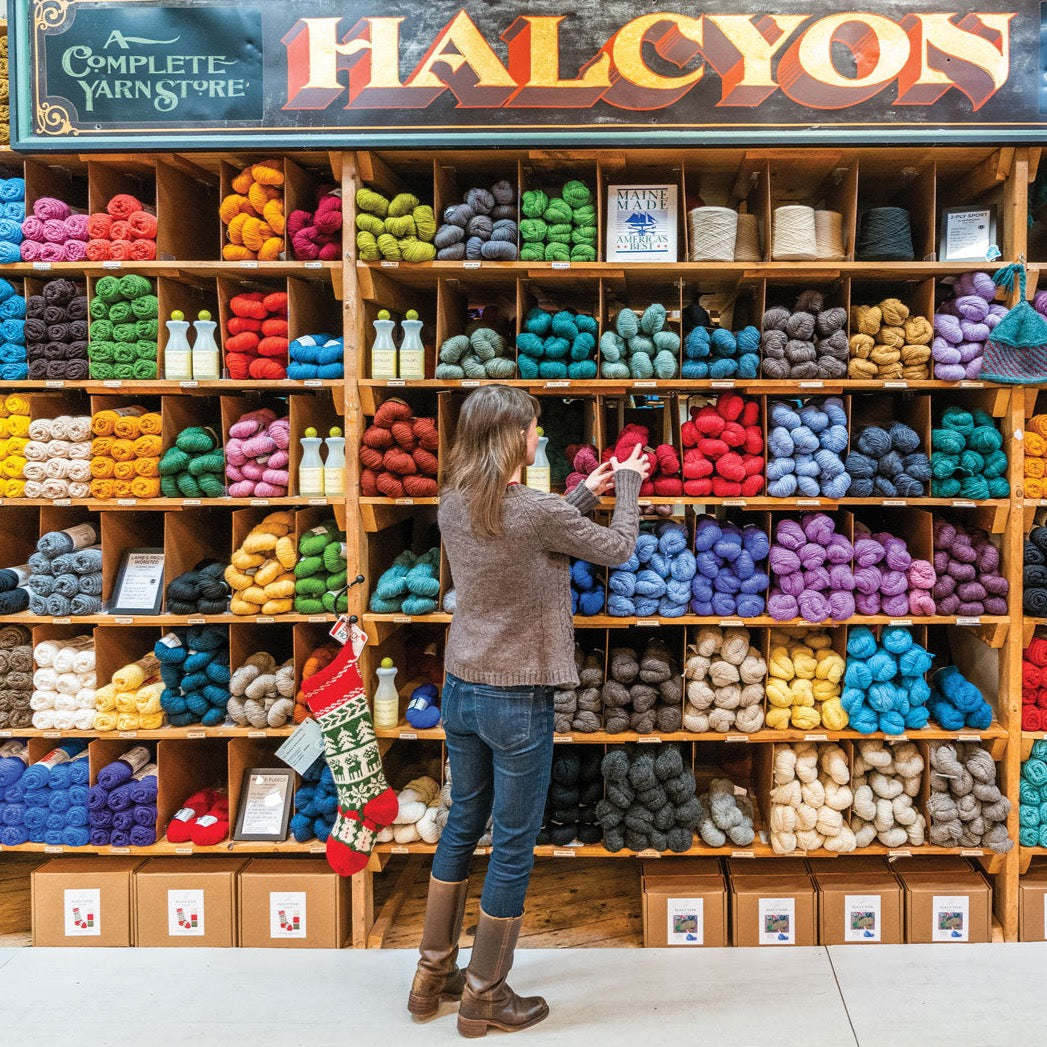 USA, Maine, Bath, Halcyon Yarn