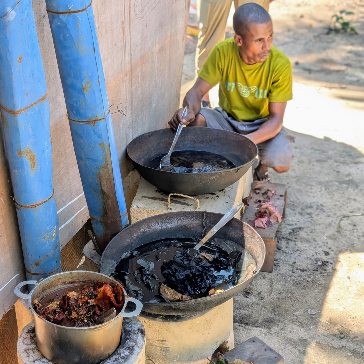 Madagascar, Tanana, Raffia and Wild Silk Textiles