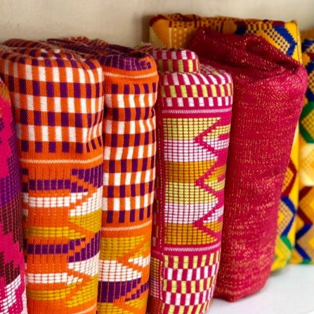 Ghana, Volta Region, Agbozume Kente Weavers