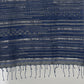 India, Karomi Crafts & Textile, Waves Horizon Indigo Stole