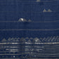 India, Karomi Crafts & Textile, Waves Horizon Indigo Stole