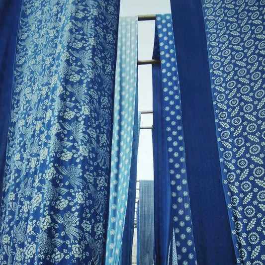 Saturday 15 and Sunday 16 August 2026, 2 - 5pm BST: Soy Paste Resist Indigo Dyeing with Yiran Duan
