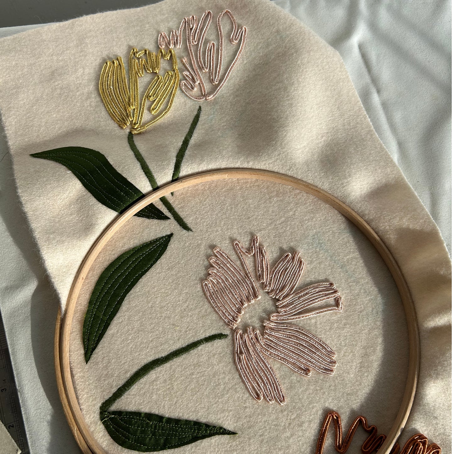Saturday 9 & 16 May 2026, 2 - 5pm BST: Embroidering Tulips and Carnations with Lora Avedian