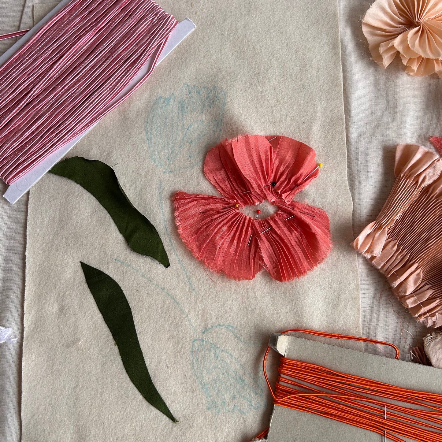 Saturday 9 & 16 May 2026, 2 - 5pm BST: Embroidering Tulips and Carnations with Lora Avedian