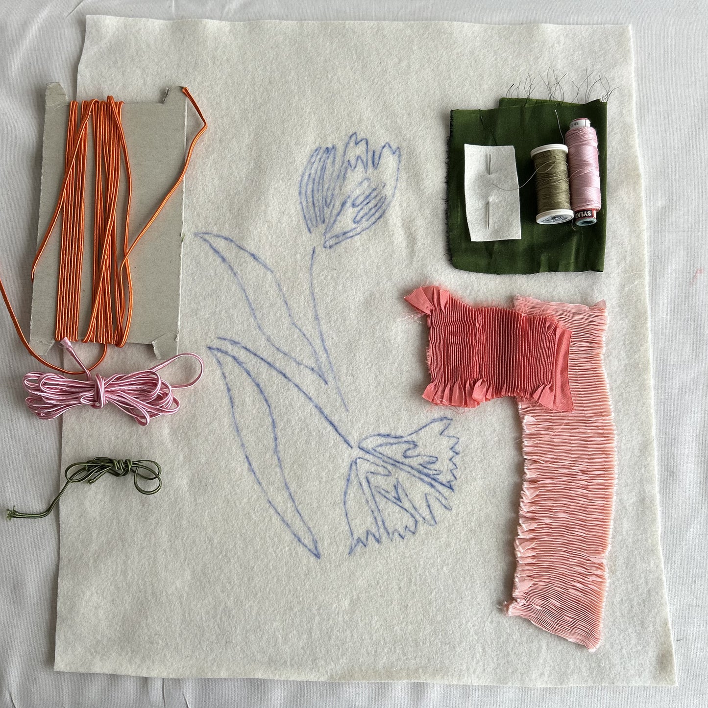 Saturday 9 & 16 May 2026, 2 - 5pm BST: Embroidering Tulips and Carnations with Lora Avedian