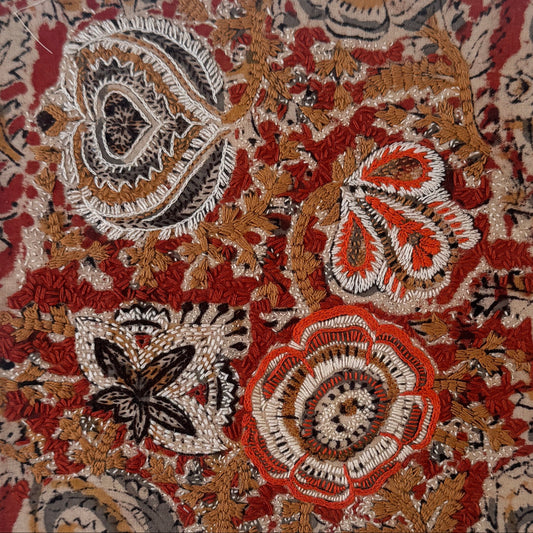 Thursday 24 September, 10:30-4 p.m.: Workshop, The Art of Stitching on Block Print with Kate Rickard