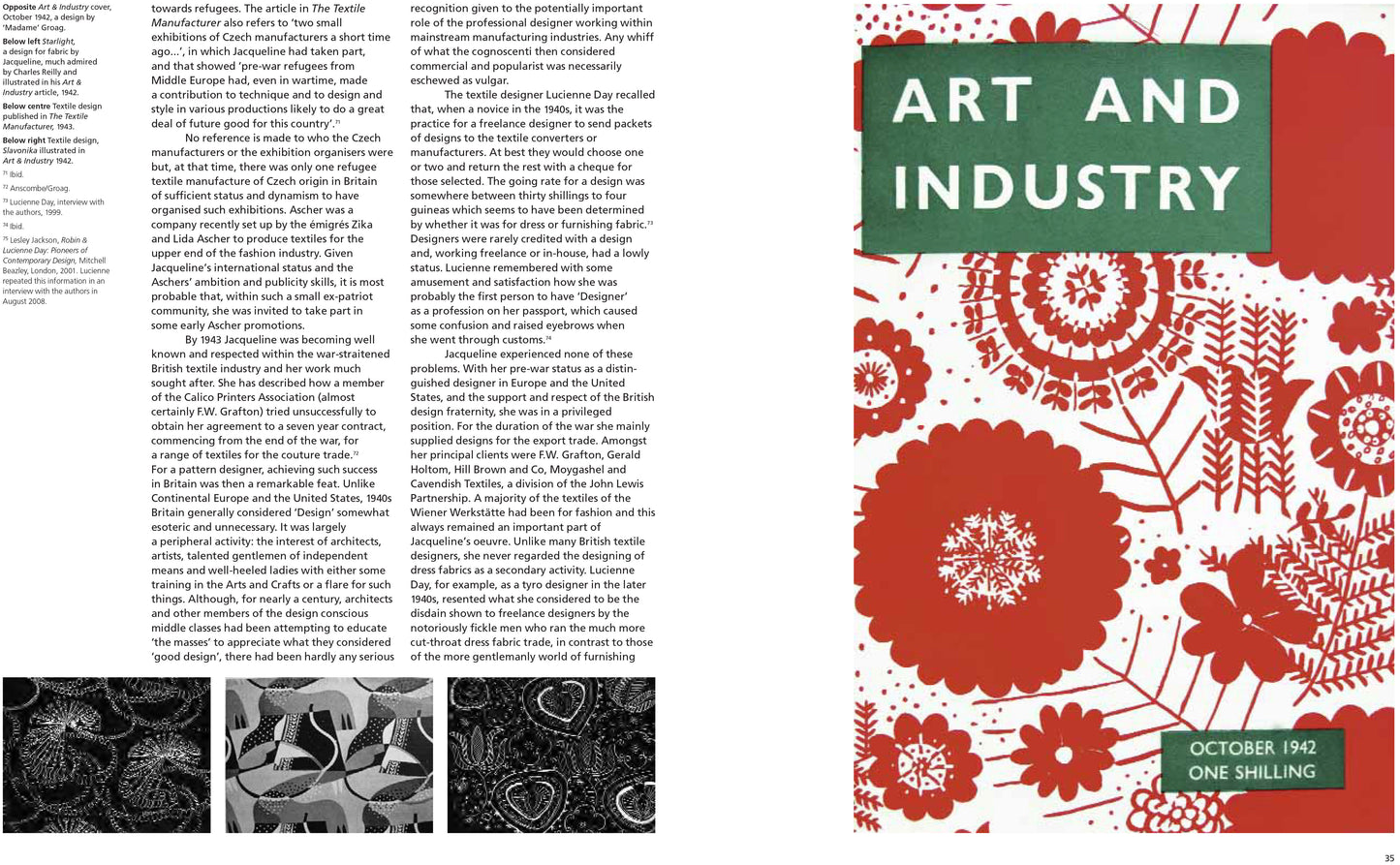 Jacqueline Groag: Textile & Pattern Design, Wiener Werkstätte to American Modern, Geoff Rayner