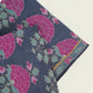 India, Kashmir Loom, Kani Ghulabdar Buta Jamawar Indigo Pink Shawl