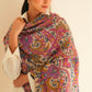 India, Kashmir Loom, Kani Kanikar Natural Multi Shawl