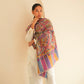 India, Kashmir Loom, Kani Kanikar Natural Multi Shawl