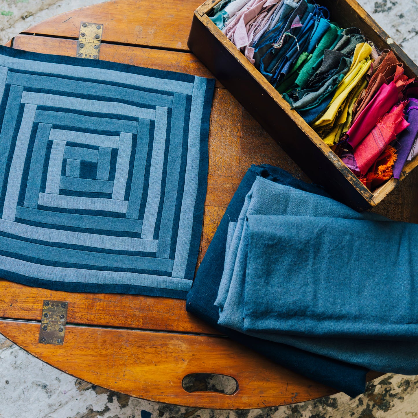 Wednesday 23 September, 6­-7.30 p.m.: Talk, Log Cabin Quilt Blocks, Catherine-Marie Longtin in Conversation