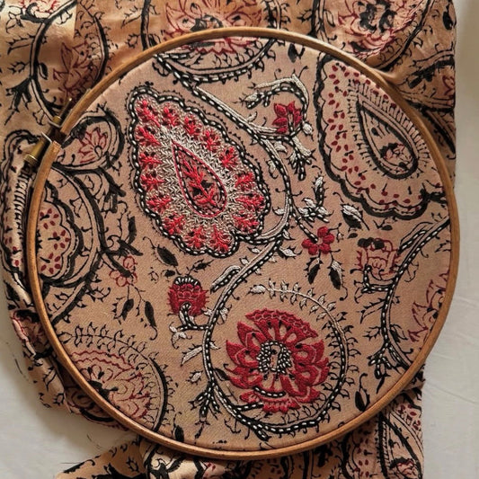Thursday 24 September, 10:30-4 p.m.: Workshop, The Art of Stitching on Block Print with Kate Rickard
