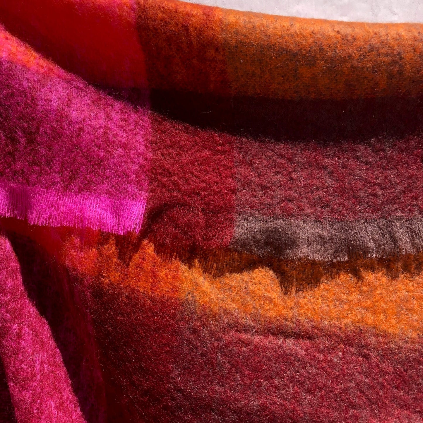 South Africa, Frances VH Mohair, Layered Horizons Blanket