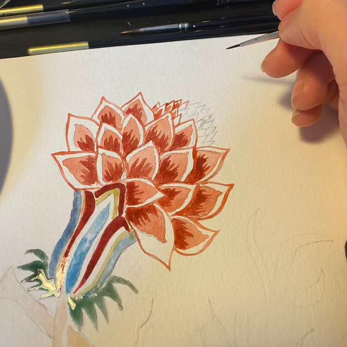 Sunday 14 September, 10:30 - 1:30pm : Workshop, Watercolour to Print with Liege Lopes Sales - Textile Weekender at City Lit Art School