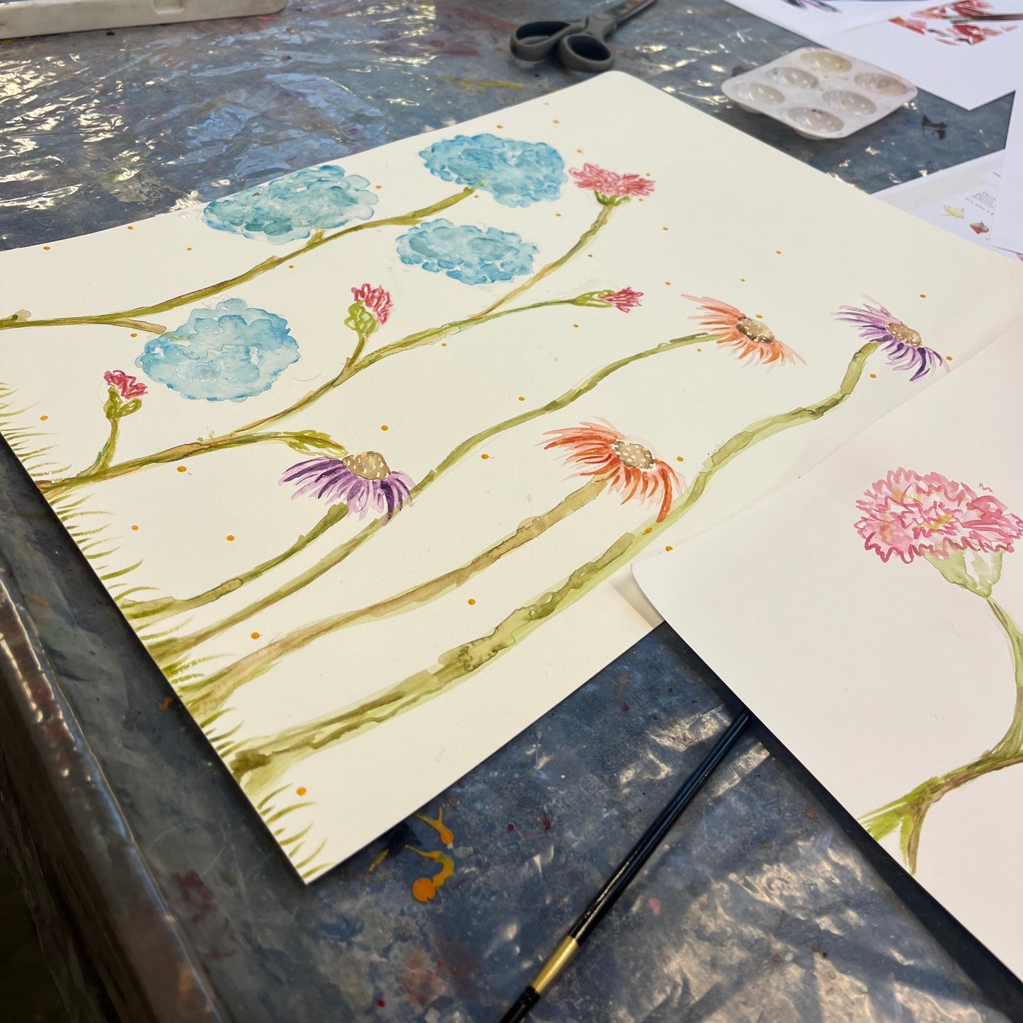 Sunday 14 September, 10:30 - 1:30pm : Workshop, Watercolour to Print with Liege Lopes Sales - Textile Weekender at City Lit Art School