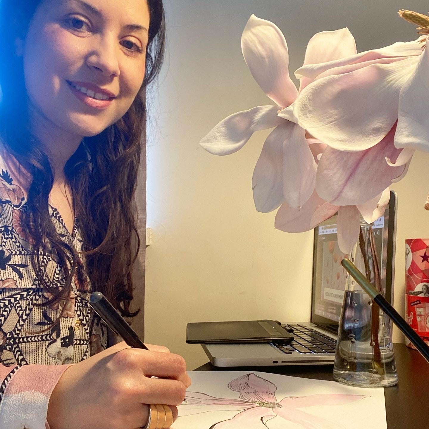 Sunday 14 September, 10:30 - 1:30pm : Workshop, Watercolour to Print with Liege Lopes Sales - Textile Weekender at City Lit Art School