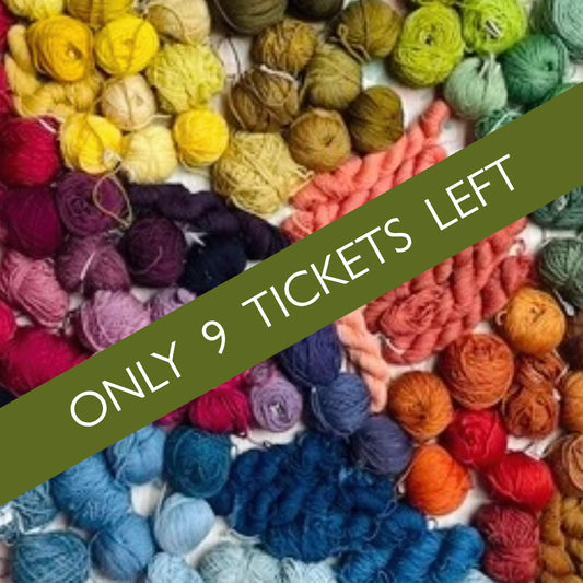 Wednesday 10 September, 10-4 p.m.: Workshop: Creating Vibrant Colour with Natural Dyes with Liz Baltesz