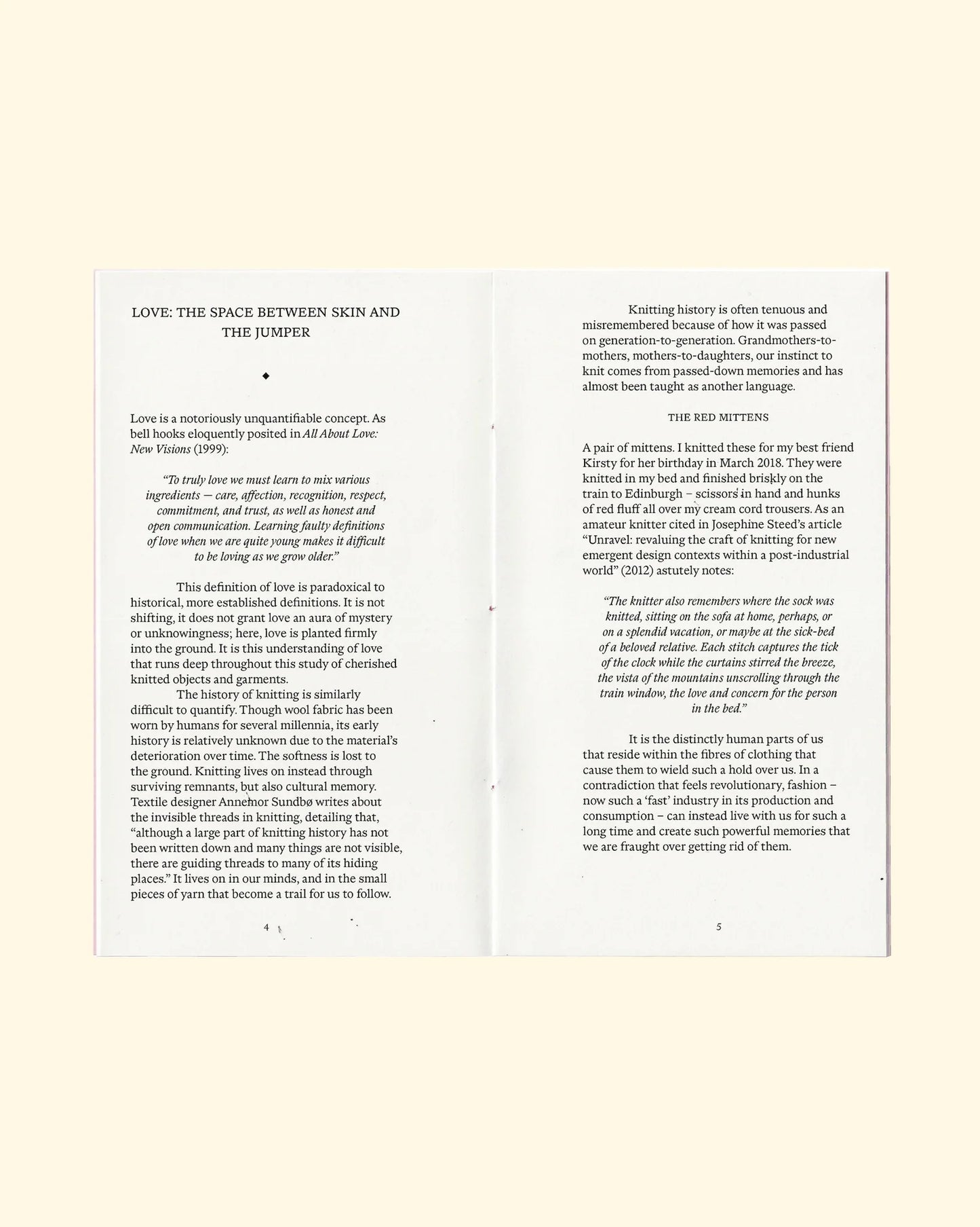 Softness: A Meditation on Knitting, Jean Oberlander