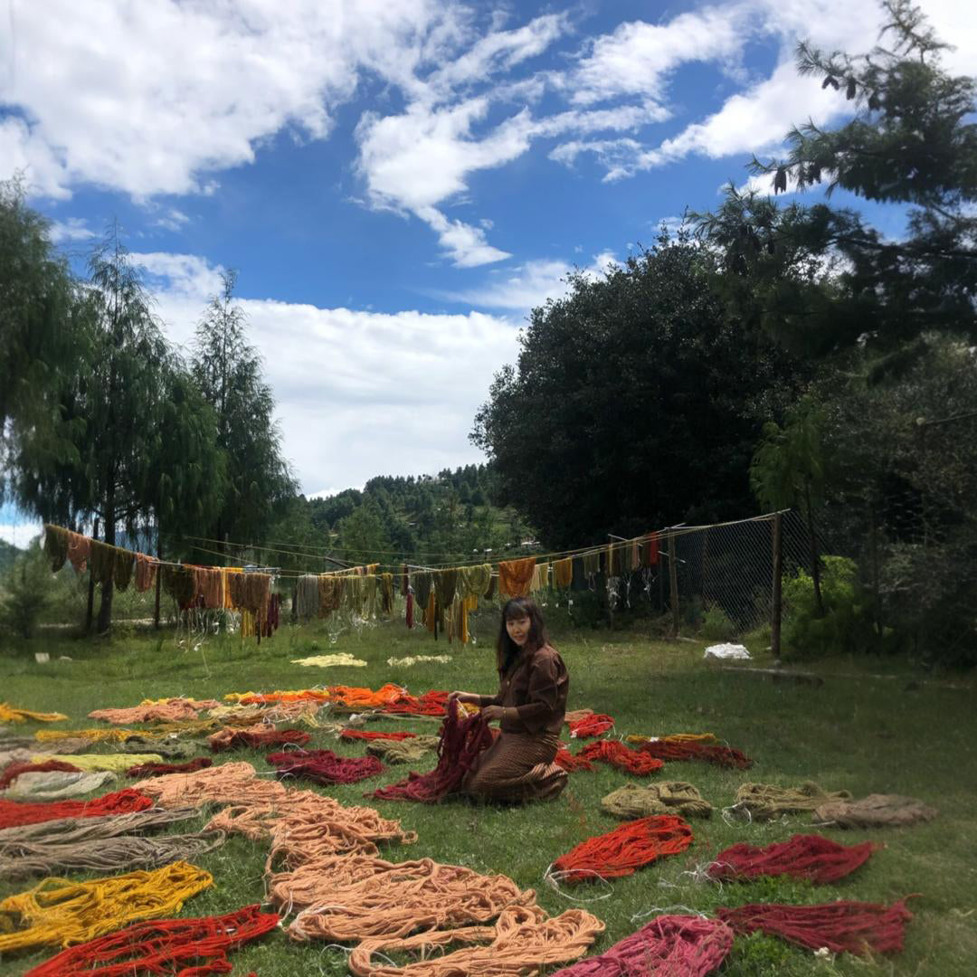 Bhutan, Colours of Bhutan, Natural Dyed Handwoven Textiles