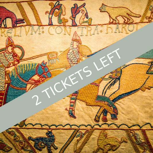 Tuesday 15 September, 11-12 p.m.: Private Tour of the English Bayeux Tapestry with Pat Frost of the Textile Society