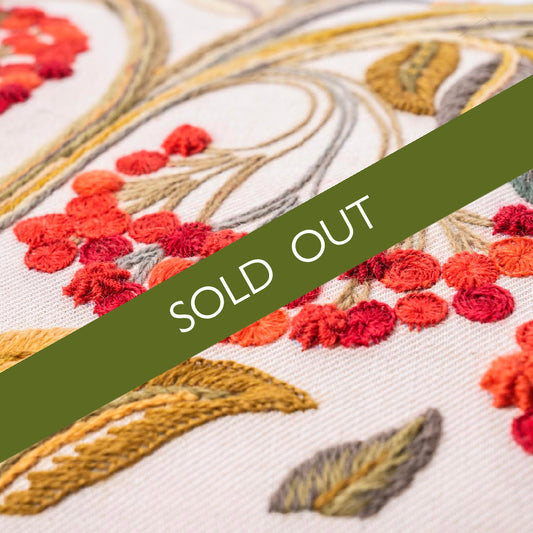 Tuesday 30 September, 10-4 p.m.: Workshop: Rowan Tree Crewelwork with Phillipa Turnbull of The Crewel Work Company