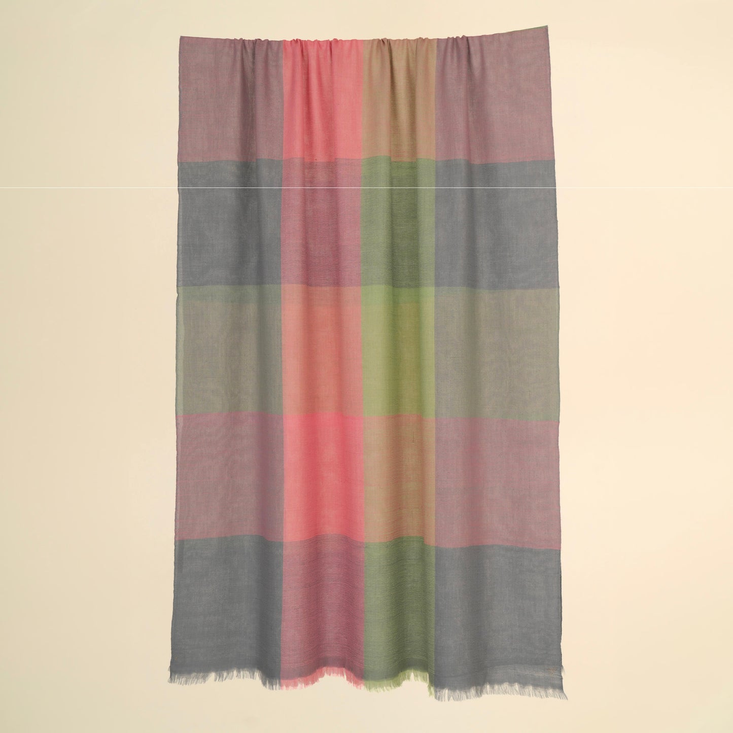 India, Kashmir Loom, Poetry Iris Shawl