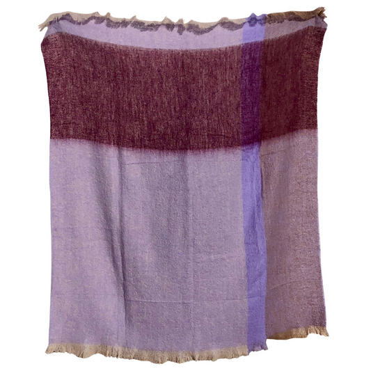 South Africa, Frances VH Mohair, Purple Mountain Blanket Folds