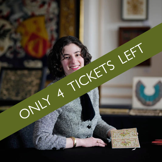 Wednesday 24 September, 2-4 p.m.: Open Studio and Exhibition Walkthrough with The Royal School of Needlework