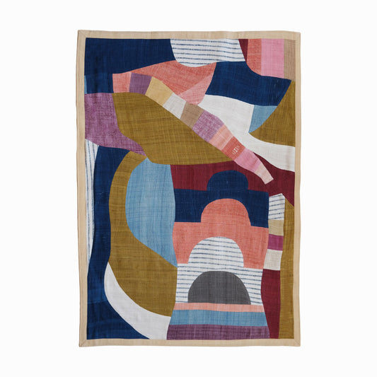 India, We are KAL, Eri Silk Wall Hanging "Bridges"