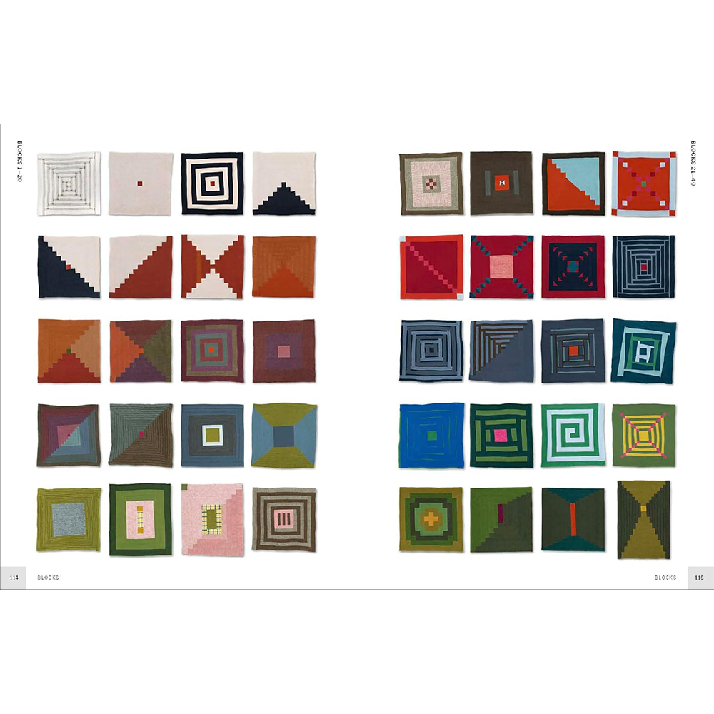 Log Cabin Quilt Blocks, 100 colour and pattern variations, Catherin-Marie Longtin