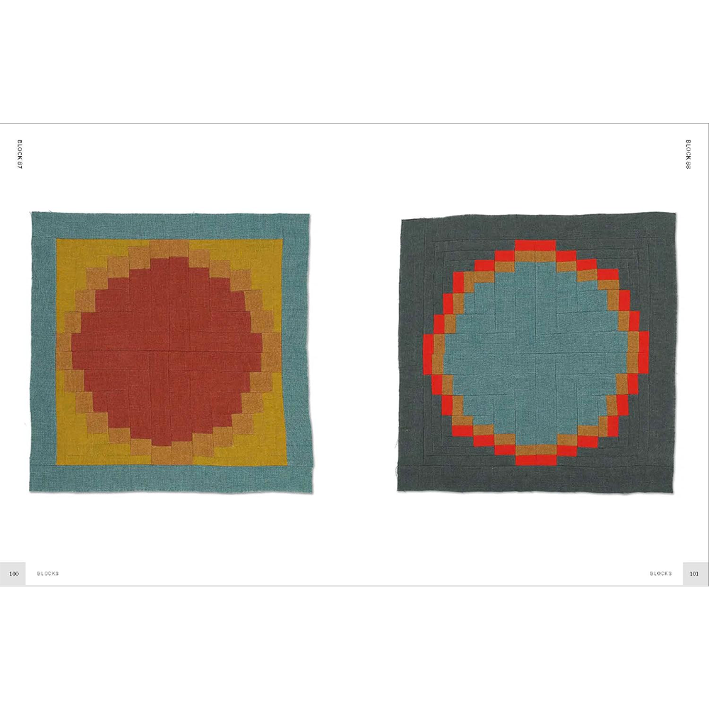 Log Cabin Quilt Blocks, 100 colour and pattern variations, Catherin-Marie Longtin