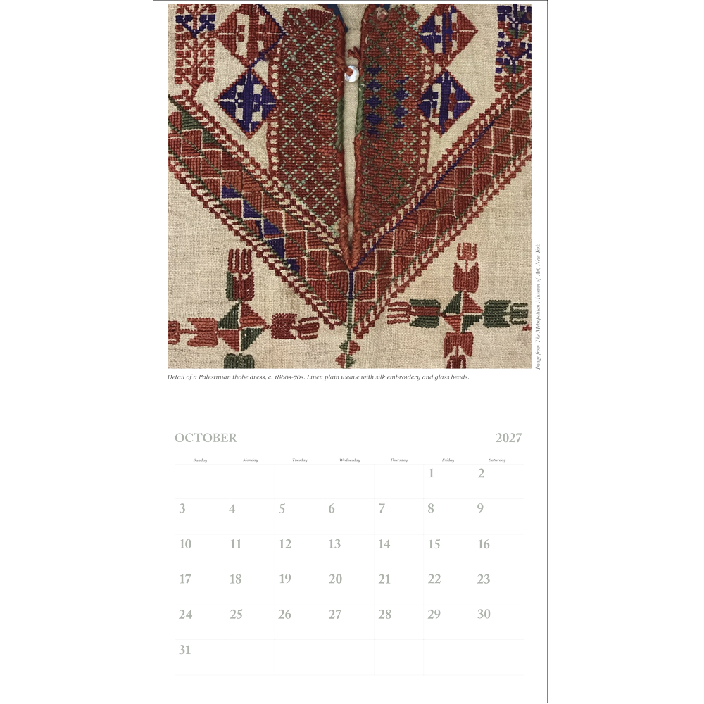 The Selvedge Wall Calendar 2027