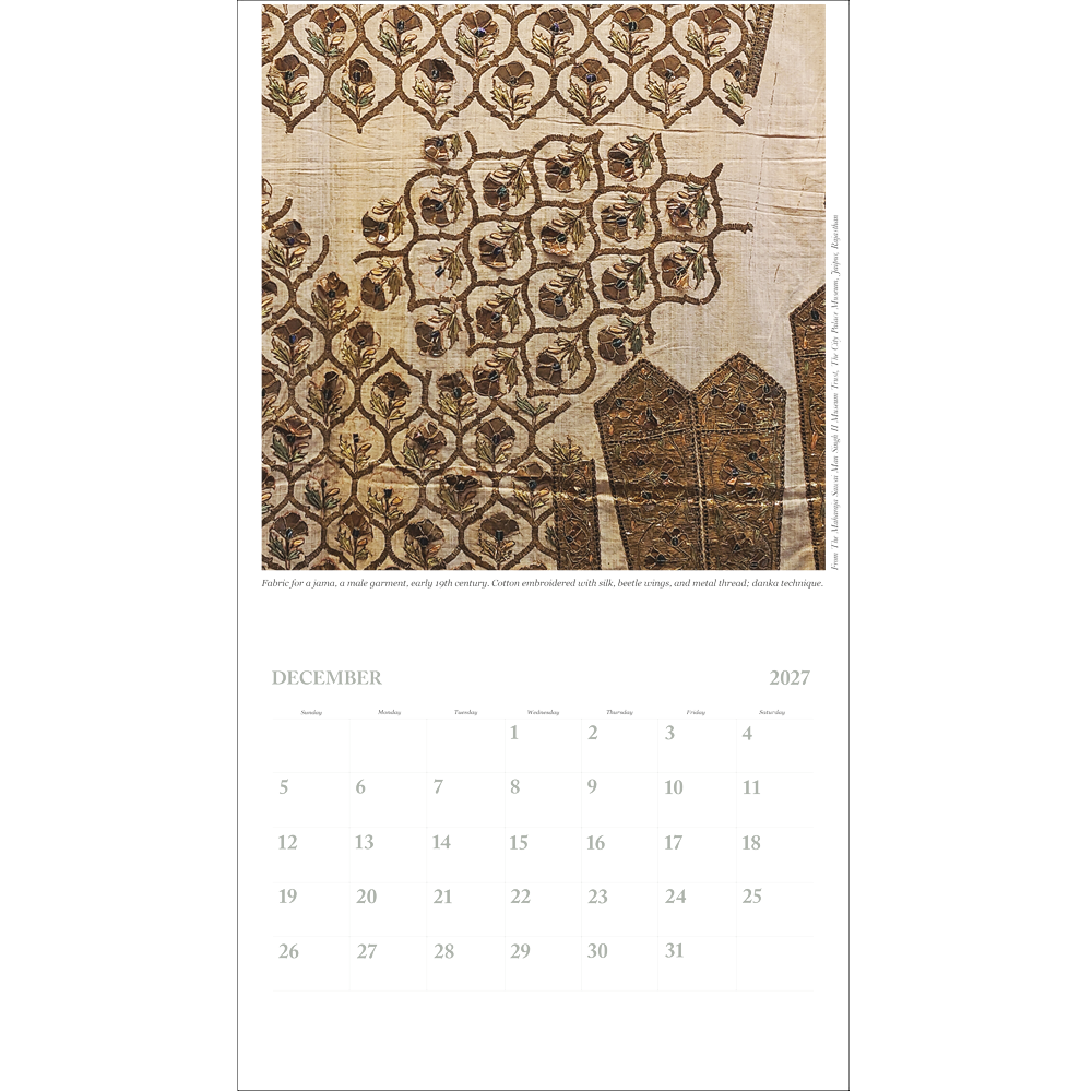 The Selvedge Wall Calendar 2027