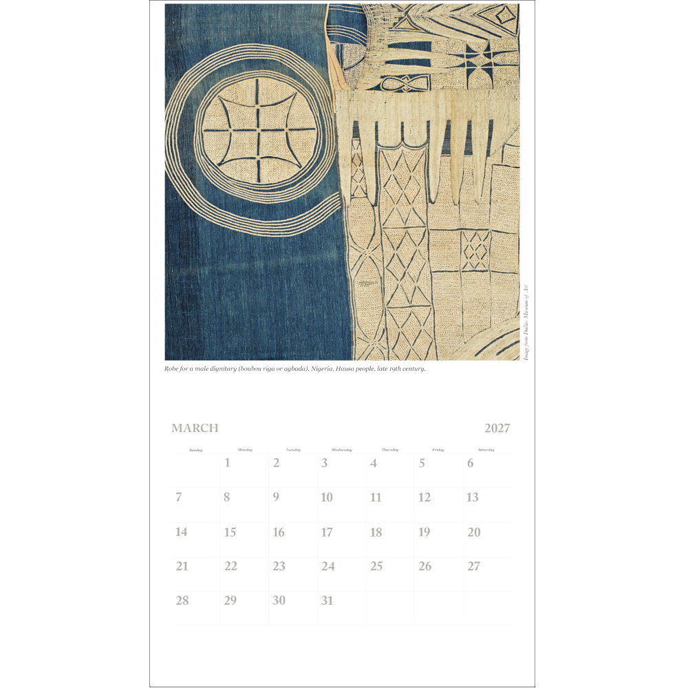 The Selvedge Wall Calendar 2027