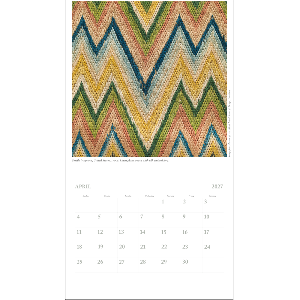 The Selvedge Wall Calendar 2027