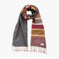 India, We are KAL, Striped Eri Silk Scarf, Grey