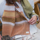 India, We are KAL, Striped Eri Silk Scarf, Green