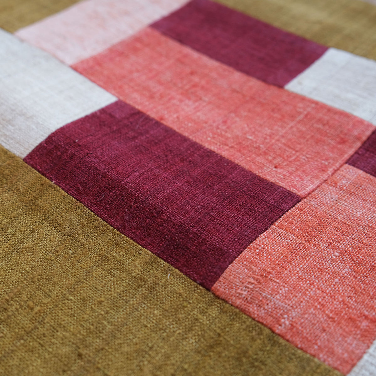 India, We are KAL, Pillow Case Eri Silk "Quilt"