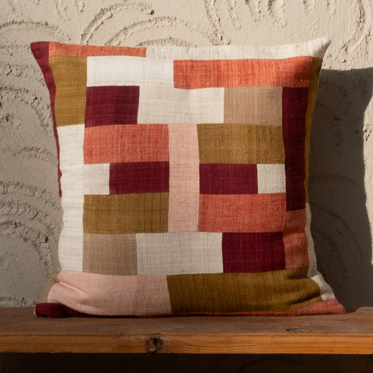 India, We are KAL, Pillow Case Eri Silk "Quilt"