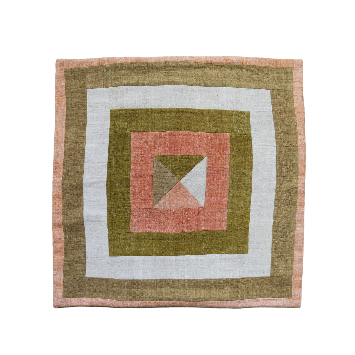India, We are KAL, Pillow Case Eri Silk "Squares"