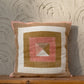 India, We are KAL, Pillow Case Eri Silk "Squares"