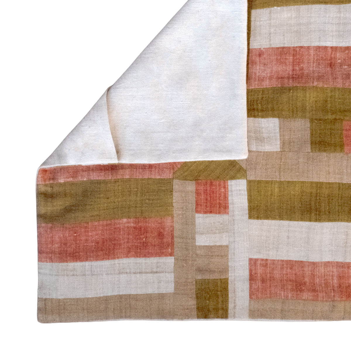 India, We are KAL, Pillow Case Eri Silk "Crosses"