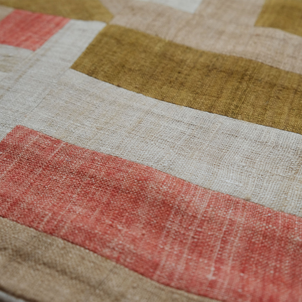 India, We are KAL, Pillow Case Eri Silk "Crosses"