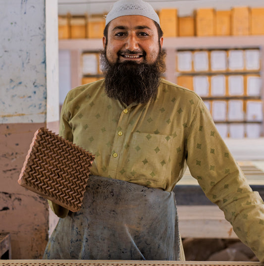 Sunday 27 September, 1 - 2 p.m.: Talk, Ajrakh: Tradition, Craft and Contemporary Expression with Sufiyan Kahtri