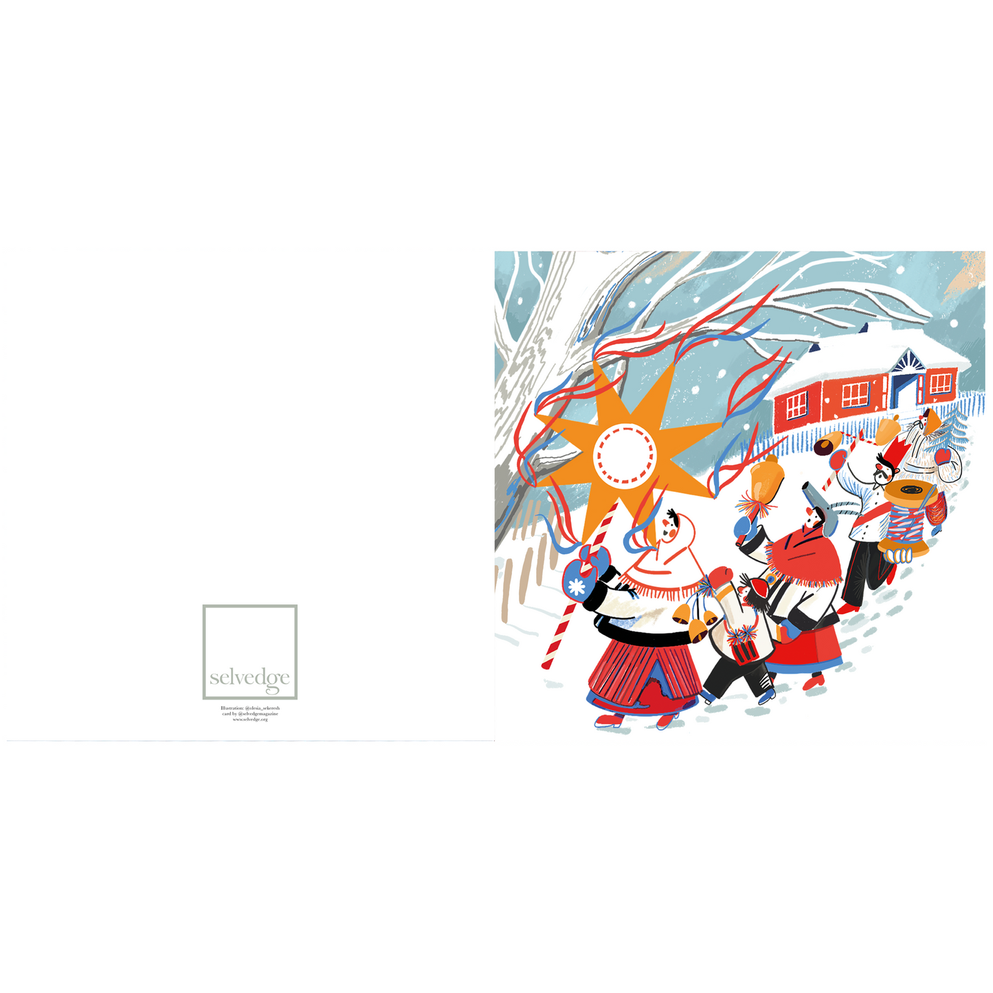 Selvedge Greeting Card