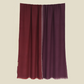 India, Kashmir Loom, Fifty-Fifty Garnet Silver Rosso Shawl
