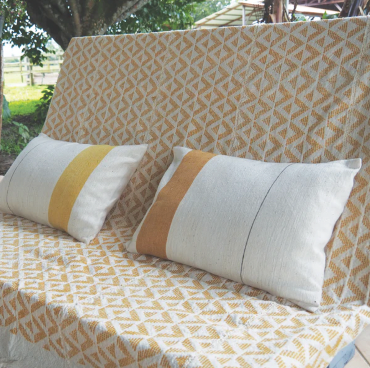 Win a DIAMA bedspread, made from handspun organic rain-fed cotton