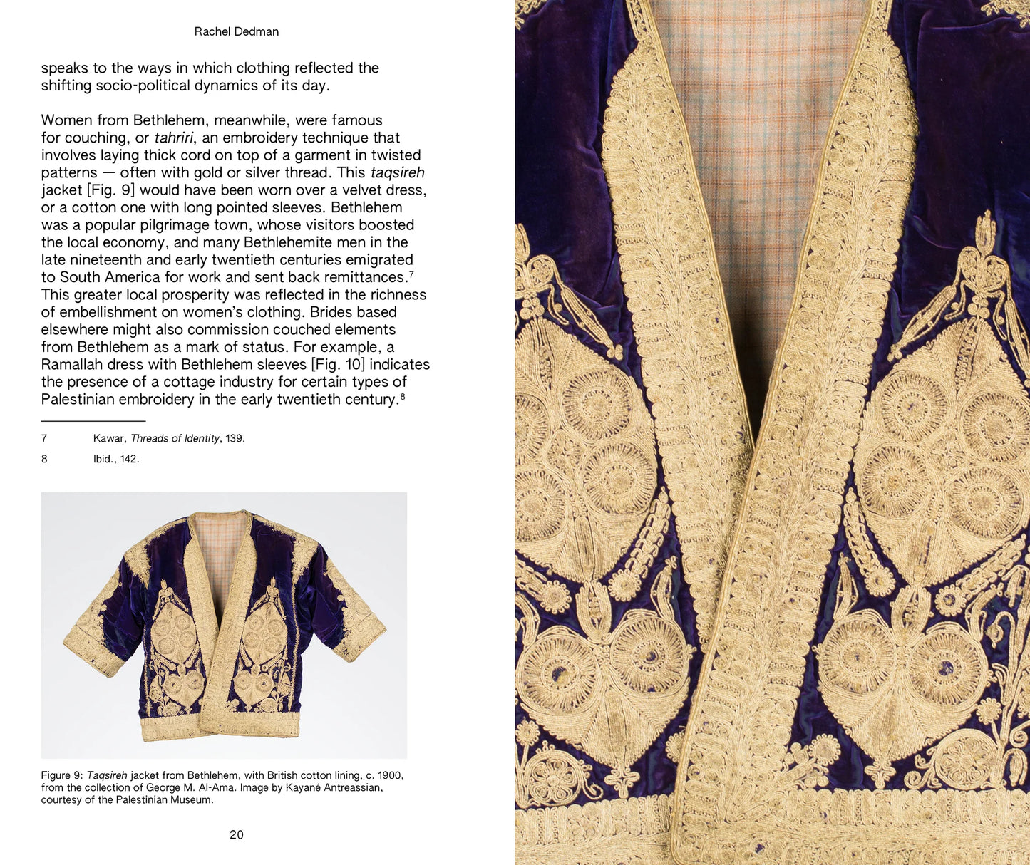 Stitching the Intifada: Embroidery and Resistance in Palestine, Rachel Dedman