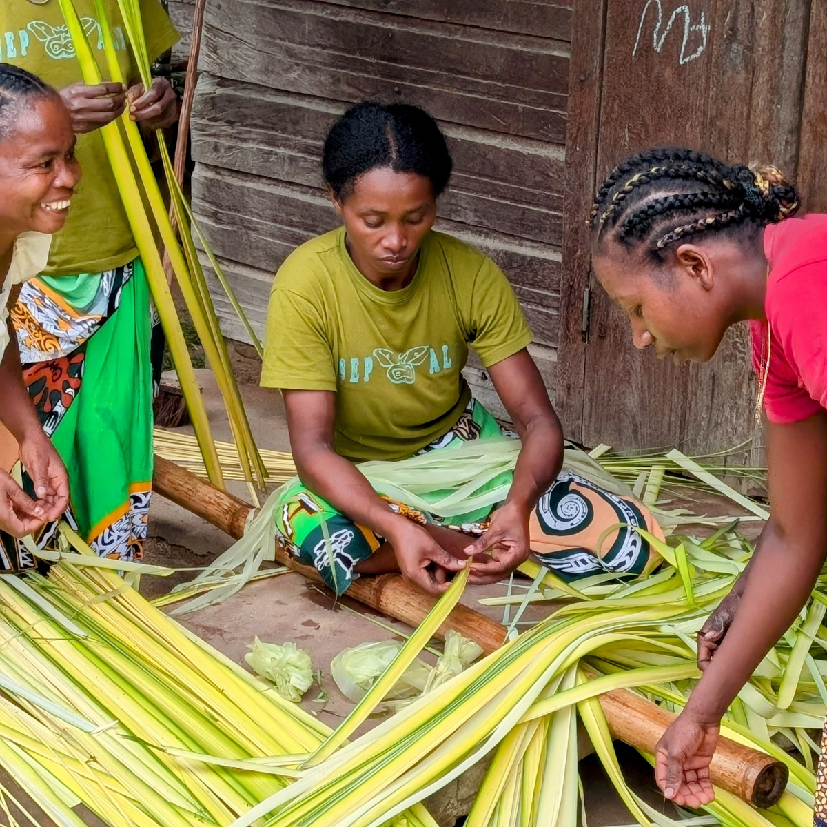 Madagascar, Tanana, Raffia and Wild Silk Textiles